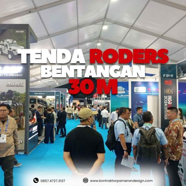 Sewa Tenda Roders Bentangan 30 Meter - Gambar 2